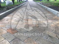 Проект "Гранитная брусчатка пилено-галтованная"
